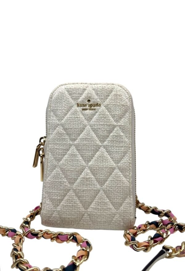 KATE SPADE - CAREY TWEED PHONE CHAIN CROSSBODY